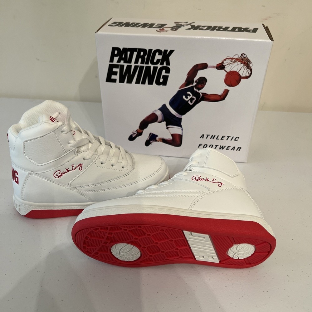 Patrick Ewing 33 HI‎ Size 2.5 Preschool  | White/Red Brand New w/ Box